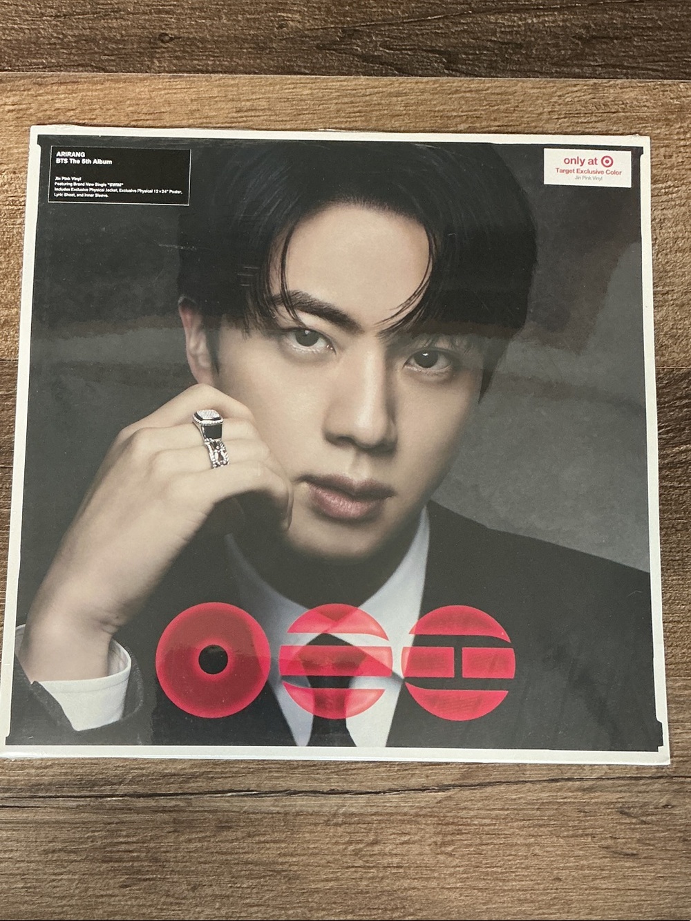 BTS - 5th Album (Target Exclusive) Jin Pink Vinyl Record